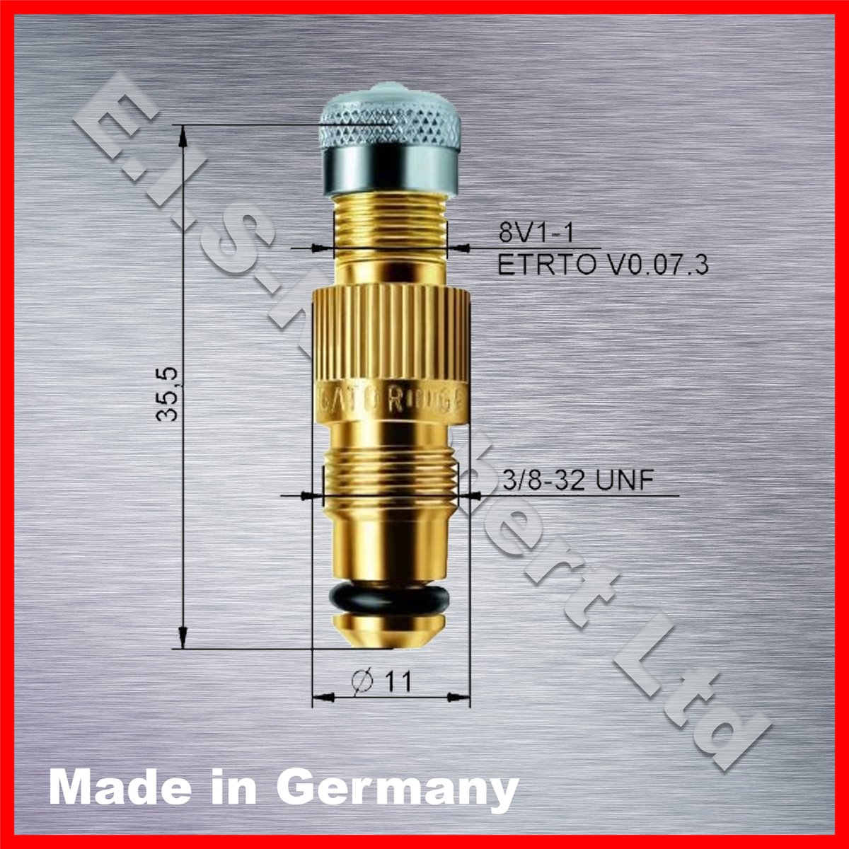 Alligator 324703 Luft/WasserSchlauchventile Traktorreifen Air/water